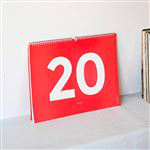 Calendario planificador de pared 2020 Octagon A3 rojo precio