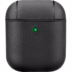 Funda de cuero On-Eartz Negro para AirPods características
