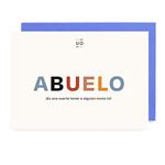 UO Postal Que suerte tenerte abuelo características