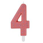 Maxi Vela Legami para tarta número 4 rosa precio