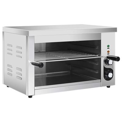 Salamandra Gastronorm eléctrica vidaXL acero inoxidable 3000 W
