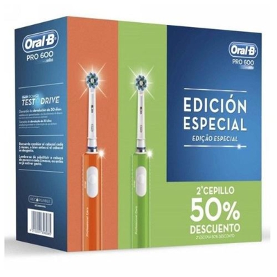 Cepillo de dientes eléctrico Oral-B PRO 600 DuploCrossAction