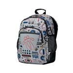 Mochila escolar Totto Crayoles Gris claro en oferta