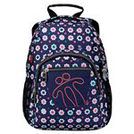 Mochila escolar Totto Tempera florecitas Morado características