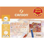 Minipac de láminas de dibujo Canson Basik A4 en oferta