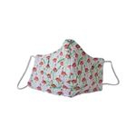 Mascarilla Olivia Lupita higiénica lavable flamencos talla L