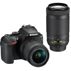 Cámara Réflex Nikon D5600 + Af-p Dx 18-55mm Vr + Af-p Dx Nikkor 70-300mm precio