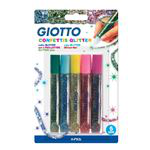Set de 5 pegamentos Giotto Confettis Glitter 10.5 ml en oferta