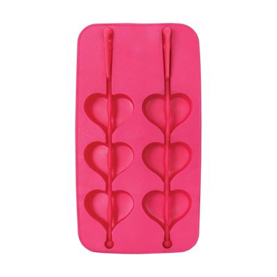 Bandeja Cubitera Polipropileno en forma de corazón