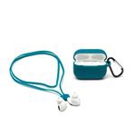 Funda de silicona Legami azul petróleo para airpods pro
