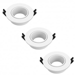 Aro Foco Empotrable Con Portalamparas Para Bombillas GU10 Ø 90 x 29 m características