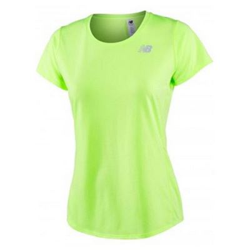 Camiseta de Manga Corta Mujer New Balance ACCELERATE Amarillo Fluorescente Talla XS en oferta