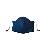 Mascarilla Olivia Lupita higiénica lavable azul marino talla XS