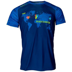 Camiseta de Manga Corta Luanvi Mapa Marino Talla: M precio