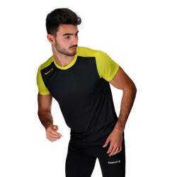 Camiseta de Manga Corta Luanvi Nocaut Win Negro (5 uds) Talla: S en oferta