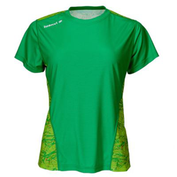 Camiseta de Manga Corta Mujer Luanvi Nocaut Fantasy Verde (5 uds) Talla: S en oferta