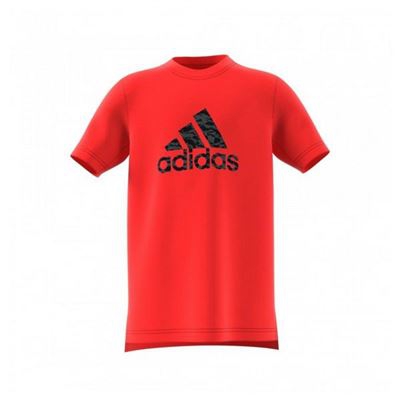 Camiseta de Manga Corta Niño Adidas YB Prime Log TE Rojo