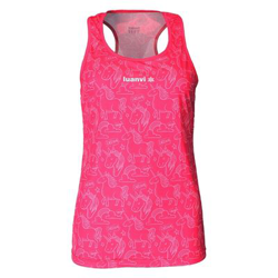 Camiseta de Tirantes Mujer Luanvi Unicornio Fucsia Talla: L en oferta
