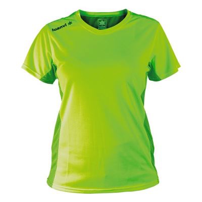 Camiseta de Manga Corta Mujer Luanvi Nocaut Plus Verde Talla: L