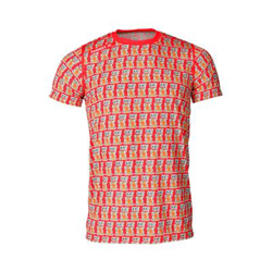 Camiseta de Manga Corta Hombre Luanvi Lucky Rojo Talla: XXL en oferta