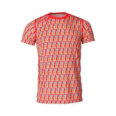Camiseta de Manga Corta Hombre Luanvi Lucky Rojo Talla: XL