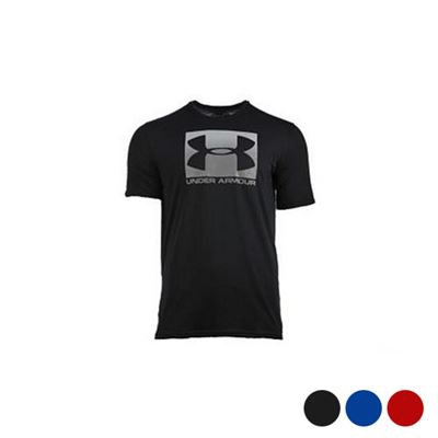 Camiseta de Manga Corta Hombre Under Armour Boxed Sportstyle Rojo Talla XL