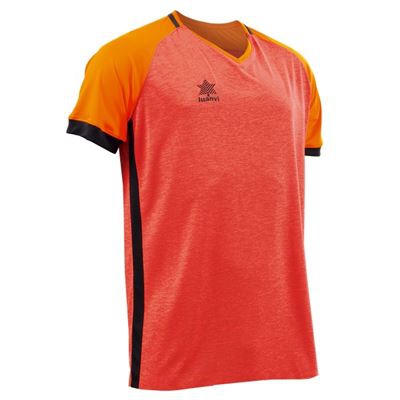 Camiseta Deportiva de Manga Corta Luanvi Aston Naranja Talla: XXS