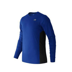 Camiseta de Manga Larga Hombre New Balance ACCELERATE Azul Talla L características
