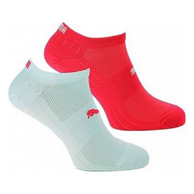 Calcetines Tobilleros Puma PERFORMANCE TRAIN LIGHT Rosa 2 Pares Blanco/Rosa Talla 39-42