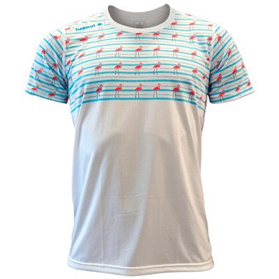 Camiseta Deportiva de Manga Corta Luanvi Flamencos Blanco (XXL)