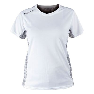 Camiseta de Manga Corta Mujer Luanvi Nocaut Plus Blanco Talla: XL