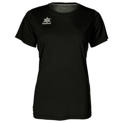 Camiseta de Manga Corta Mujer Luanvi Pol Negro Talla: XL