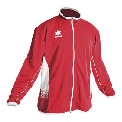 Chaqueta Deportiva Luanvi Quebec Rojo Acetato Talla: M