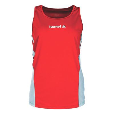 Camiseta de Tirantes Luanvi Race Rojo Talla: M
