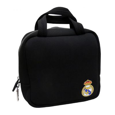 Bolsa portaalimentos de neopreno Real Madrid Negro