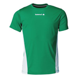 Camiseta de Manga Corta Luanvi Race Blanco/Verde Talla: XXS precio