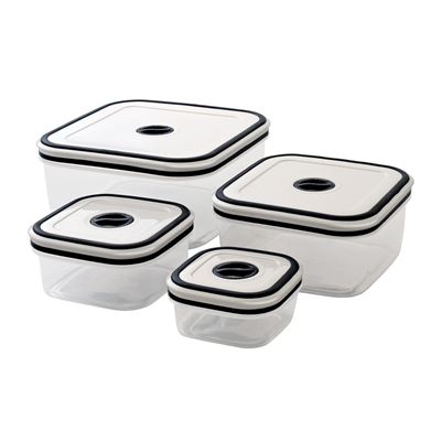 4pc recipientes herméticos cuadrados San Ignacio