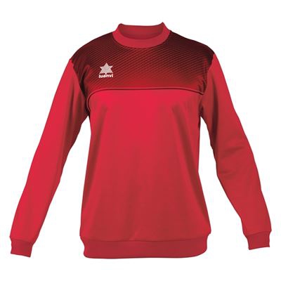 Sudadera sin Capucha Luanvi Apolo Rojo Talla: 4XS