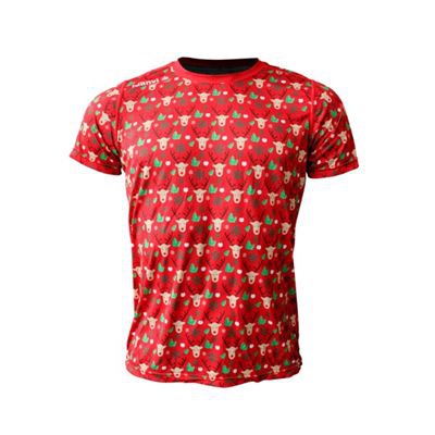 Camiseta de Manga Corta Luanvi Renos Rojo Talla: XXL