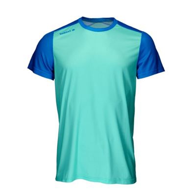 Camiseta de Manga Corta Luanvi Nocaut Win Turquesa (5 uds) Talla: XS