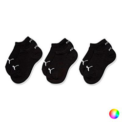 Calcetines Tobilleros Deportivos Puma Kids Quarter CDT 3 Pares Talla 23-26 Blanco en oferta