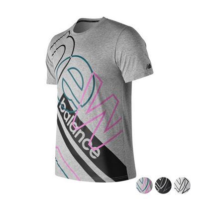 Camiseta de Manga Corta Hombre New Balance Modern Ht Blanco Talla M