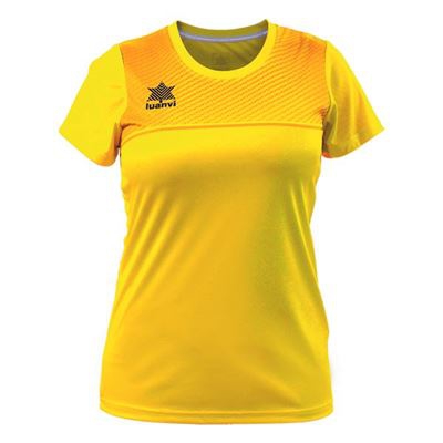 Camiseta de Manga Corta Luanvi Apolo Amarillo Talla: XS