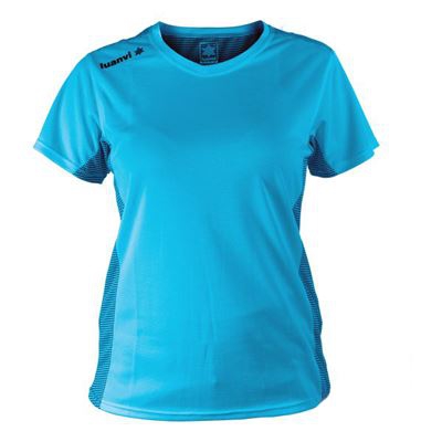 Camiseta de Manga Corta Mujer Luanvi Nocaut Plus Turquesa (5 uds) Talla: XL