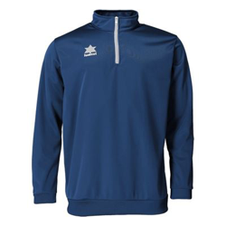 Sudadera sin Capucha Luanvi Pol Azul marino Talla: M en oferta