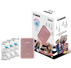Impresora portátil fotográfica Canon Zoemini Rosa + 30  hojas características