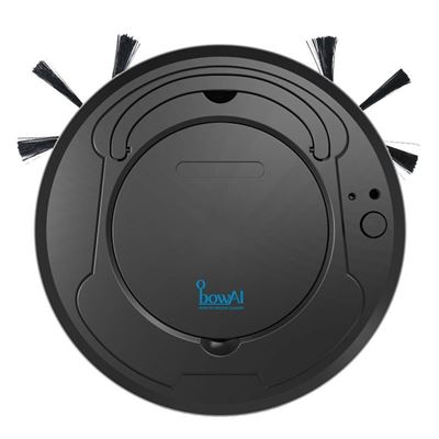 Robot Aspirador Multifuncional 3 en 1 de 1800Pa Negro