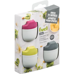 Set botes para condimento herméticos características