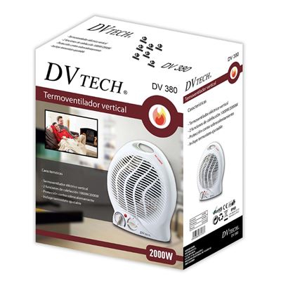 Calefactor Acondicionador de Aire 2 tempentaturas 2000W