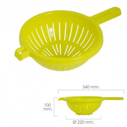 Escurridor / Colador Cocina con mango Ø 22 cm. características